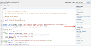 Add Schema via header.php (Dynamic Method)